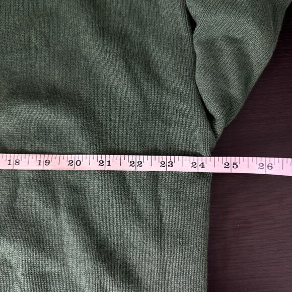 Free People Beach Solar Sweater Set Women Medium Cardigan Pant Lounge Pine Green - Picture 11 of 16